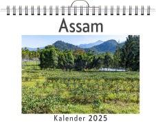 Cover-Bild zum Titel 'Assam - (Wandkalender 2025, Kalender DIN A4 quer, Monatskalender im Querformat mit Kalendarium, das perfekte Geschenk)' von 'Paul Herrmann'
