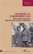 Cover-Bild zum Titel 'Ce matin-là, 2 novembre 1943' von 'Marie-Thérèse Bailly-Lang'