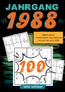 Cover-Bild zum Titel '1988- Rätselspaß und Zeitreise' von 'Sudoku Jahrbücher'
