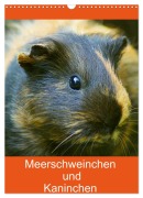 Cover-Bild zum Titel 'Meerschweinchen und Kaninchen Familienplaner (Wandkalender 2026 DIN A3 hoch), CALVENDO Monatskalender' von 'Kattobello Kattobello'