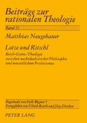Cover-Bild zum Titel 'Lotze und Ritschl' von 'Matthias Neugebauer'
