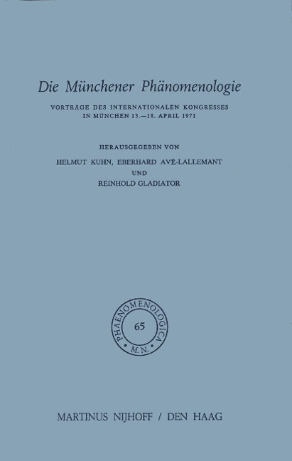 Die Münchener Phänomenologie - 