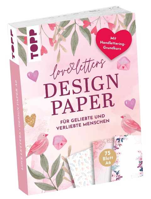 Design Paper Love Letters A6 - Ludmila Blum