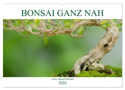 Cover-Bild zum Titel 'Bonsai ganz nah (Wandkalender 2026 DIN A2 quer), CALVENDO Monatskalender' von 'Bernd Schmidt'