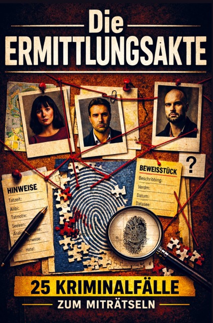 Die Ermittlungsakte - 25 Kriminalfälle zum Miträtseln - Matthias Kramer