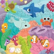 Cover-Bild zum Titel 'Kinderpuzzle 22 Teile - Farbenspiel der Meere' von ''