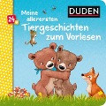 Cover-Bild zum Titel 'Duden 24+: Meine allerersten Tiergeschichten zum Vorlesen' von 'Luise Holthausen'