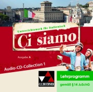 Cover-Bild zum Titel 'Ci siamo! A  Audio-CD-Collection 1' von 'Cora Gengaroli-Bauer, Julia Gerlach, Michaela Banzhaf, Donatella Brogelli Hafer, Brigitte Ludwig'