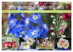 Cover-Bild zum Titel 'Sommerliche Blütenträume (Wandkalender 2026 DIN A4 quer), CALVENDO Monatskalender' von 'Gisela Kruse'