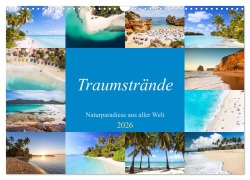 Cover-Bild zum Titel 'Traumstrände - Naturparadiese aus aller Welt (Wandkalender 2026 DIN A3 quer), CALVENDO Monatskalender' von 'Matteo Colombo'