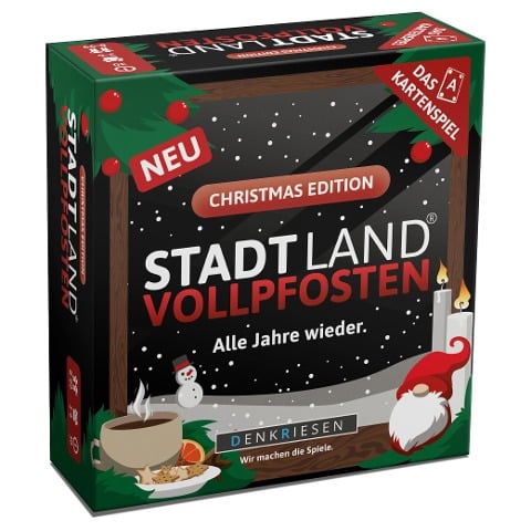 DENKRIESEN - STADT LAND VOLLPFOSTEN® - Das Kartenspiel - CHRISTMAS EDITION - "Alle Jahre wieder." - Denis Görz, Ricardo Barreto