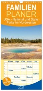 Cover-Bild zum Titel 'Familienplaner 2027 - USA - National und State Parks im Nordwesten mit 5 Spalten (Wandkalender, 21 x 45 cm) CALVENDO' von 'Denise Graupner'