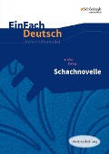 Cover-Bild zum Titel 'Schachnovelle. EinFach Deutsch Unterrichtsmodelle' von 'Stefan Zweig, Stefan Volk'