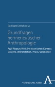 Cover-Bild zum Titel 'Grundfragen hermeneutischer Anthropologie' von ''