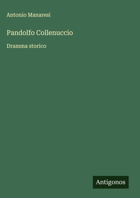 Pandolfo Collenuccio - Antonio Manaresi