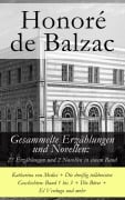 Cover-Bild zum Titel 'Gesammelte Erzählungen und Novellen: 27 Erzählungen und 2 Novellen in einem Band' von 'Honoré de Balzac'