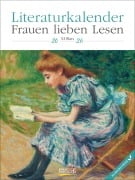 Cover-Bild zum Titel 'Literaturkalender Frauen lieben Lesen 2026' von ''