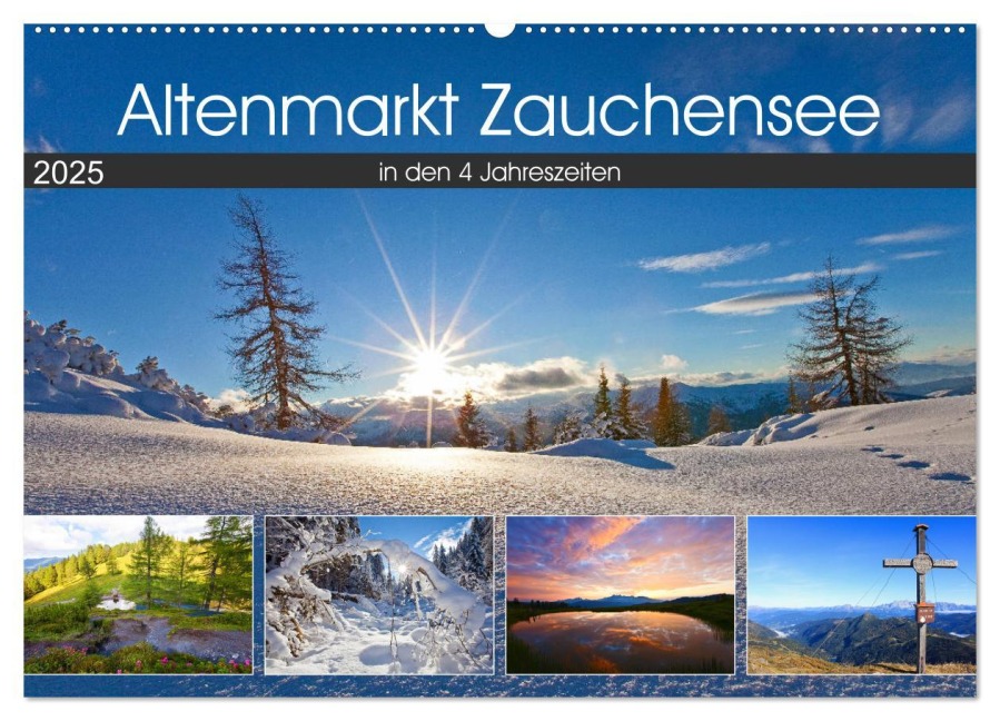 Altenmarkt Zauchensee (Wandkalender 2025 DIN A2 quer), CALVENDO Monatskalender - Christa Kramer