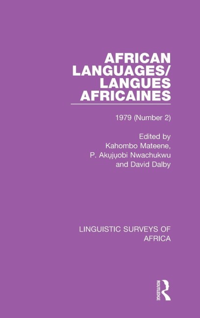 African Languages/Langues Africaines - 