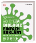 Cover-Bild zum Titel '#dkinfografik. Biologie einfach erklärt' von 'Jack Challoner, Alina Ivan, Olivia Drake, Tom Jackson, Tim Harris'
