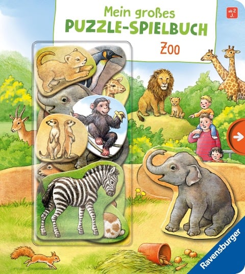 Mein großes Puzzle-Spielbuch Zoo - Anne Möller