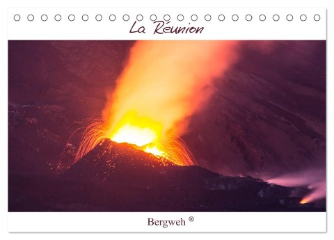 La Réunion - Bergweh ® (Tischkalender 2024 DIN A5 quer), CALVENDO Monatskalender - Barbara Esser