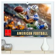 Cover-Bild zum Titel 'American Football - Touchdown durchs Jahr (hochwertiger Premium Wandkalender 2026 DIN A2 quer), Kunstdruck in Hochglanz' von 'Roder Roder'