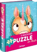 Cover-Bild zum Titel 'Einhörner. Puzzle im Buch' von 'Ruby van der Bogen'