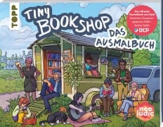 Cover-Bild zum Titel 'Tiny Bookshop - Das Ausmalbuch' von 'Neoludic Games'