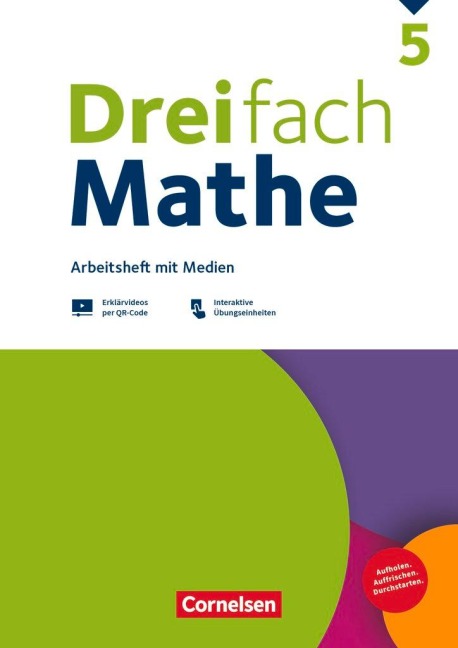 Dreifach Mathe 5. Schuljahr - Zu allen Ausgaben - Arbeitsheft mit Medien und Lösungen