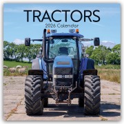 Cover-Bild zum Titel 'Tractors - Traktoren 2026 - 16-Monatskalender' von 'Gifted Stationery Co. Ltd'