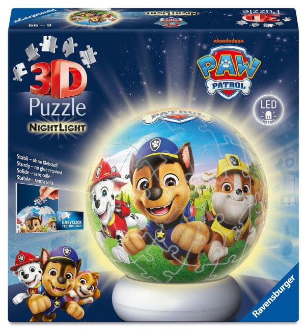 3D Puzzle-Ball Nachtlicht Paw Patrol - 