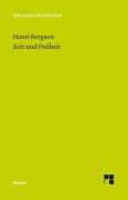 Cover-Bild zum Titel 'Zeit und Freiheit' von 'Henri Bergson'