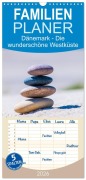 Cover-Bild zum Titel 'Familienplaner 2026 - Dänemark - Die wunderschöne Westküste mit 5 Spalten (Wandkalender, 21 x 45 cm) CALVENDO' von 'Christine Nöh'