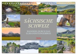 Cover-Bild zum Titel 'Sächsische Schweiz - Wandern durch das Elbsandsteingebirge (Wandkalender 2026 DIN A4 quer), CALVENDO Monatskalender' von 'Dirk Meutzner'