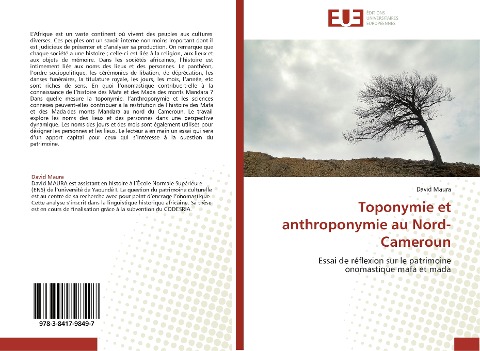 Toponymie et anthroponymie au Nord-Cameroun - David Maura