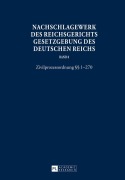 Cover-Bild zum Titel 'Nachschlagewerk des Reichsgerichts - Gesetzgebung des Deutschen Reichs' von ''