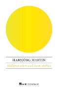 Cover-Bild zum Titel 'Mallorca sehen und dann sterben' von 'Hansjörg Martin'