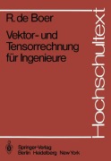 Cover-Bild zum Titel 'Vektor- und Tensorrechnung für Ingenieure' von 'R. De Boer'