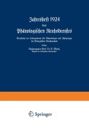 Cover-Bild zum Titel 'Jahresheft 1924 des Phänologischen Reichsdienstes' von 'E. Werth'