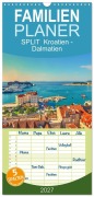 Cover-Bild zum Titel 'Familienplaner 2027 - SPLIT Kroatien - Dalmatien mit 5 Spalten (Wandkalender, 21 x 45 cm) CALVENDO' von 'Reinhard Balzerek'