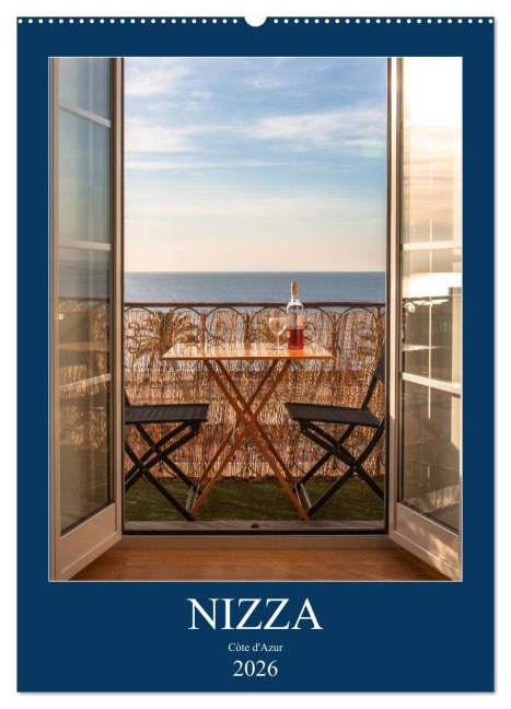 Nizza - Cote d'Azur 2026 (Wandkalender 2026 DIN A2 hoch), CALVENDO Monatskalender - Sebastian Rost