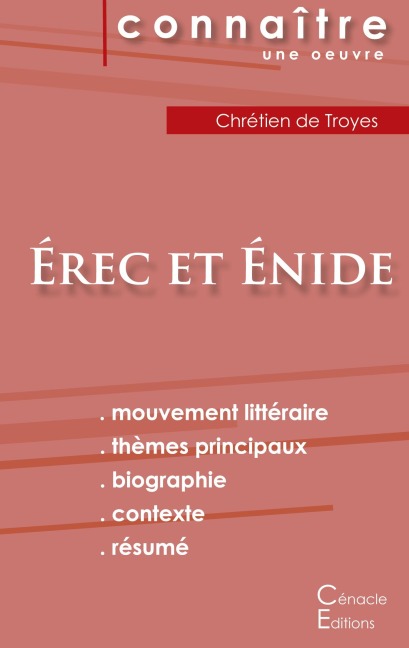 Fiche de lecture Érec et Énide(Analyse littéraire de référence et résumé complet) - Chrétien De Troyes