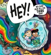 Cover-Bild zum Titel 'Hey! Wo sind nur all die Tiere hin?' von 'Laura Ertimo'
