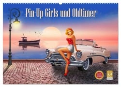 Pin-Up Girls und Oldtimer by Mausopardia (Wandkalender 2025 DIN A2 quer), CALVENDO Monatskalender - Monika Jüngling Alias Mausopardia