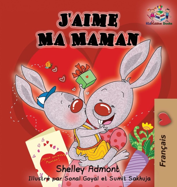 J'aime Ma Maman (French language children's book) - Shelley Admont, Kidkiddos Books
