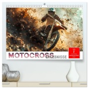 Cover-Bild zum Titel 'Motocross Erlebnisse (hochwertiger Premium Wandkalender 2026 DIN A2 quer), Kunstdruck in Hochglanz' von 'Peter Roder'