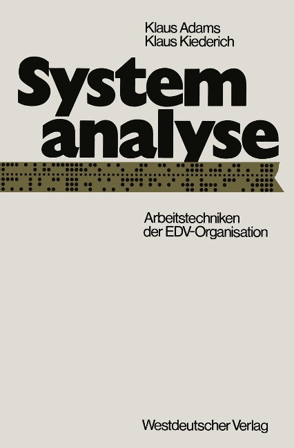 Systemanalyse - Klaus Adams