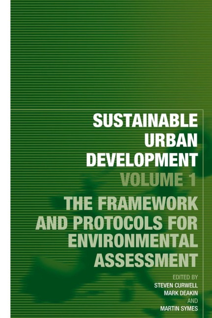 Sustainable Urban Development Volume 1 - 