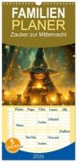 Cover-Bild zum Titel 'Familienplaner 2026 - Zauber zur Mitternacht mit 5 Spalten (Wandkalender, 21 x 45 cm) CALVENDO' von 'Daniela Tapper'